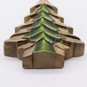 Lost in the Forrest – Small Tree in a Tree Wooden Decoration – 15x10cm | www.artisangoods.co.uk 10