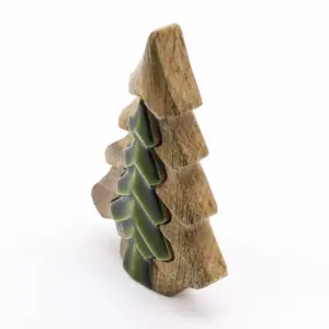 Lost in the Forrest – Small Tree in a Tree Wooden Decoration – 15x10cm | www.artisangoods.co.uk 12