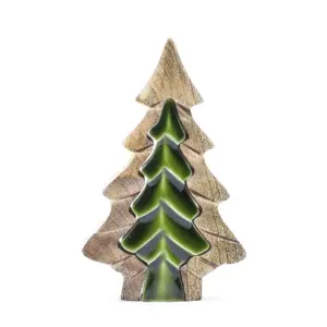 Lost in the Forrest – Small Tree in a Tree Wooden Decoration – 15x10cm | www.artisangoods.co.uk 6