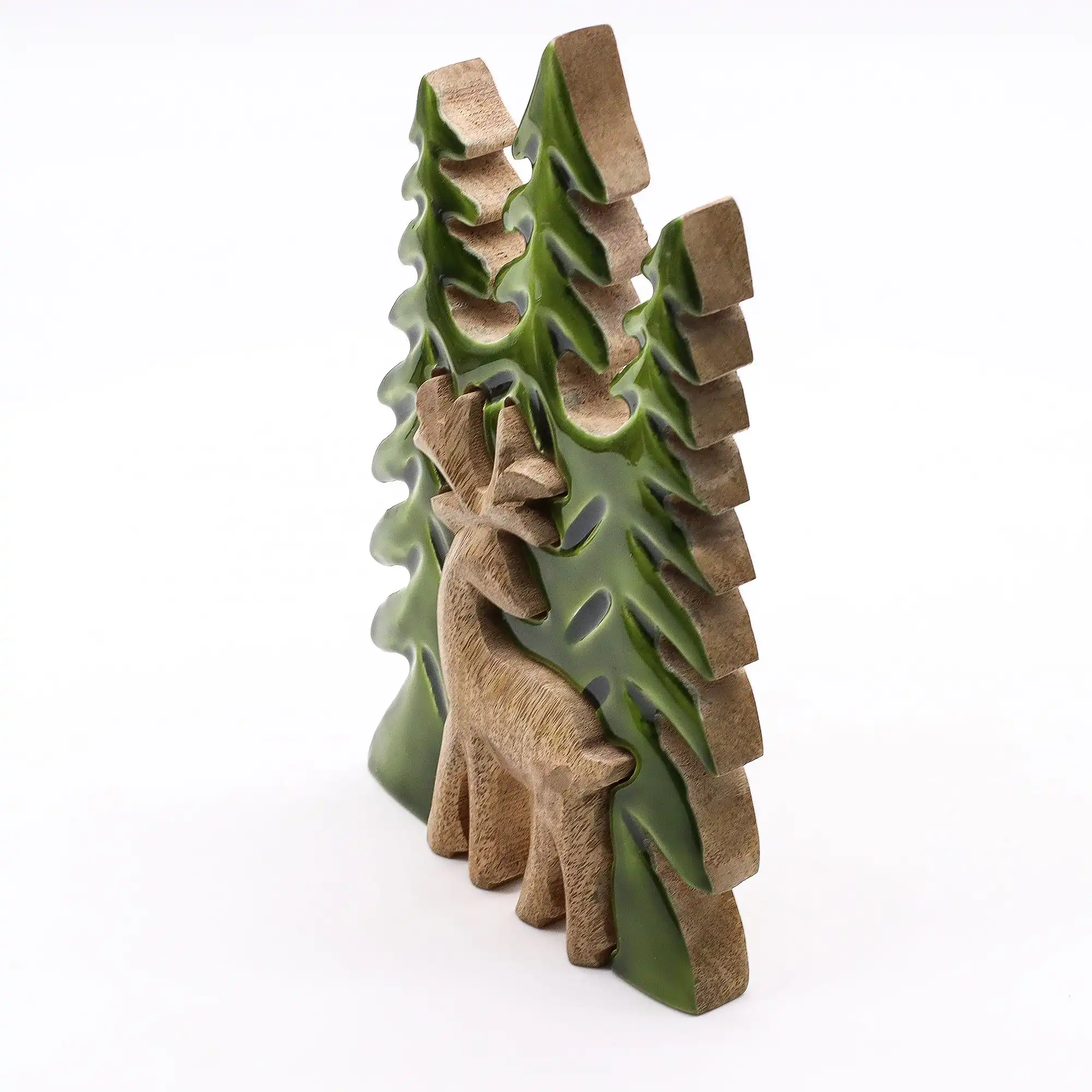 Lost in the Forrest – Stag in the Forrest 3D Wooden Decoration – 23x20cm | www.artisangoods.co.uk 10 Lost in the Forrest – Stag in the Forrest 3D Wooden Decoration – 23x20cm | www.artisangoods.co.uk 9