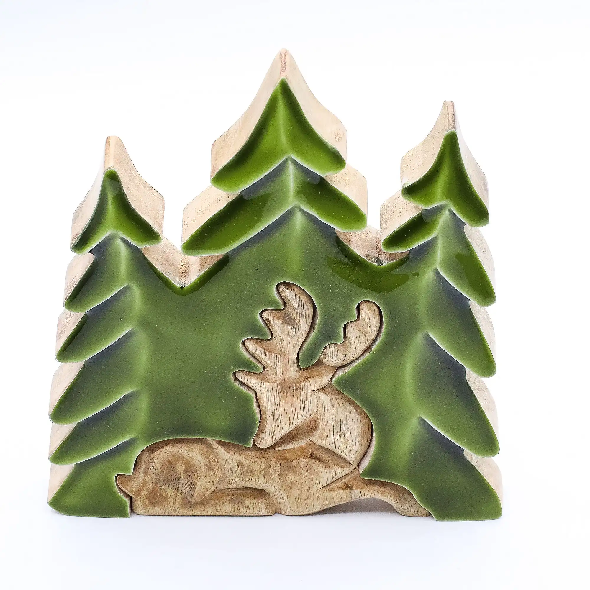 Lost in the Forrest – Stag in the Forrest 3D Wooden Decoration – 23x20cm | www.artisangoods.co.uk 6 Lost in the Forrest – Stag in the Forrest 3D Wooden Decoration – 23x20cm | www.artisangoods.co.uk 5