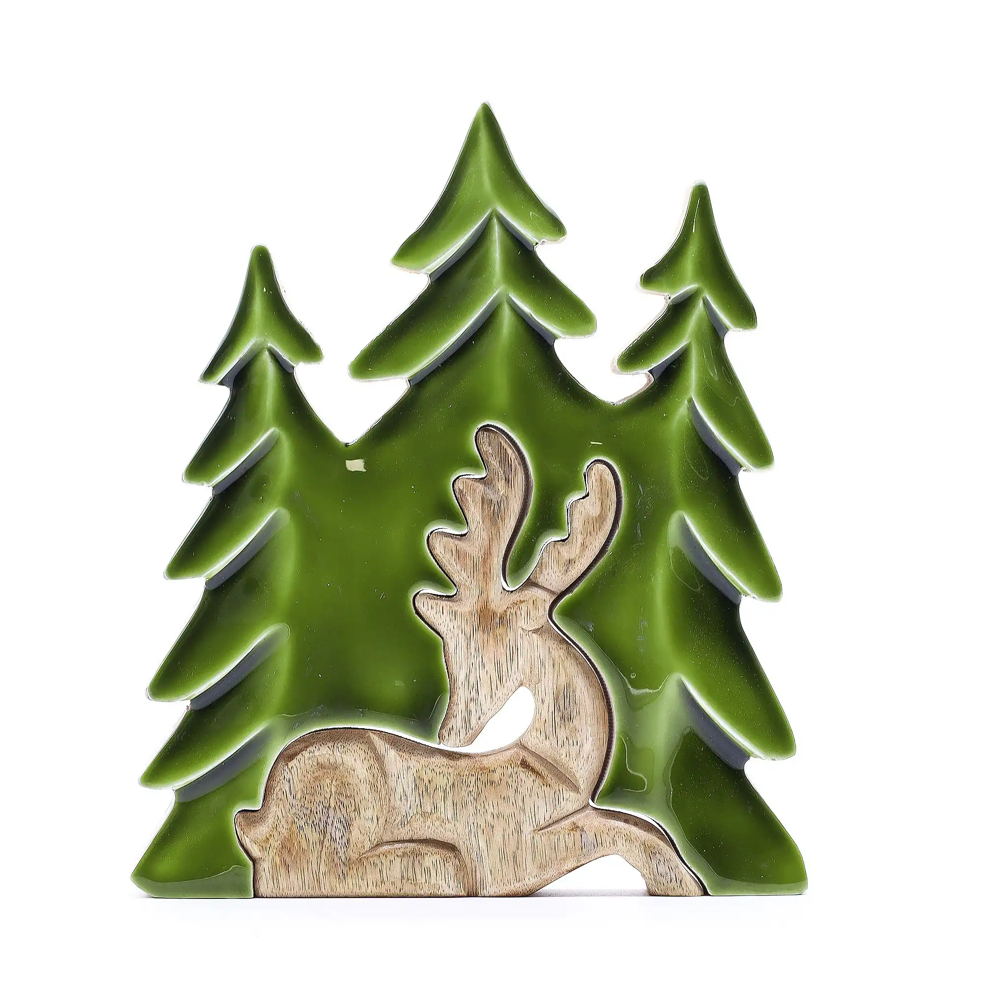 Lost in the Forrest – Stag in the Forrest 3D Wooden Decoration – 23x20cm | www.artisangoods.co.uk 4 Lost in the Forrest – Stag in the Forrest 3D Wooden Decoration – 23x20cm | www.artisangoods.co.uk 3