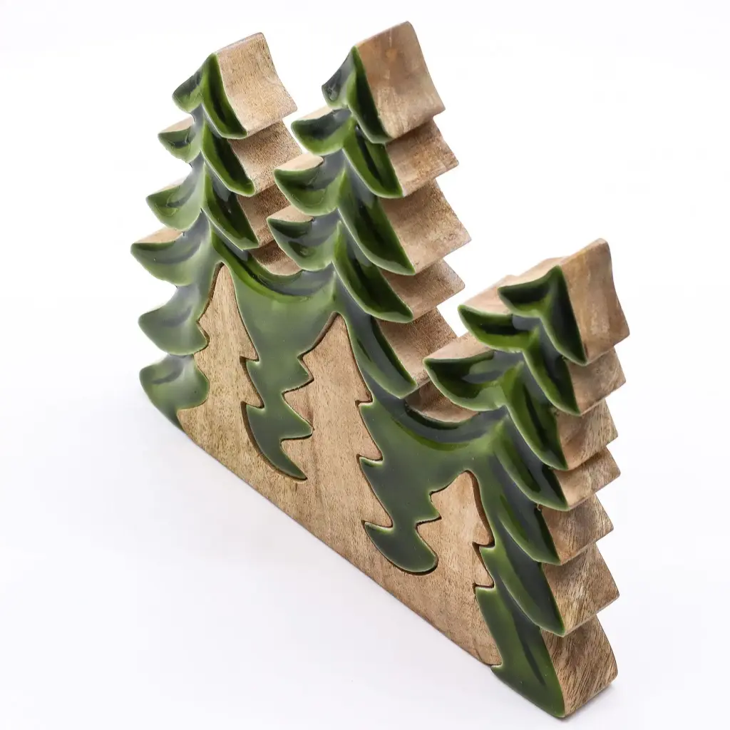 Lost in the Forrest – Three Trees 3D Wooden Decoration – 20x23cm | www.artisangoods.co.uk 9