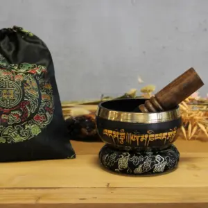 Lotus Flower Singing Bowl Set | www.artisangoods.co.uk 6