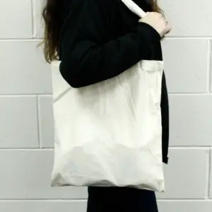 Lrg Natural 6oz Cotton Bag 38x42cm | www.artisangoods.co.uk 4