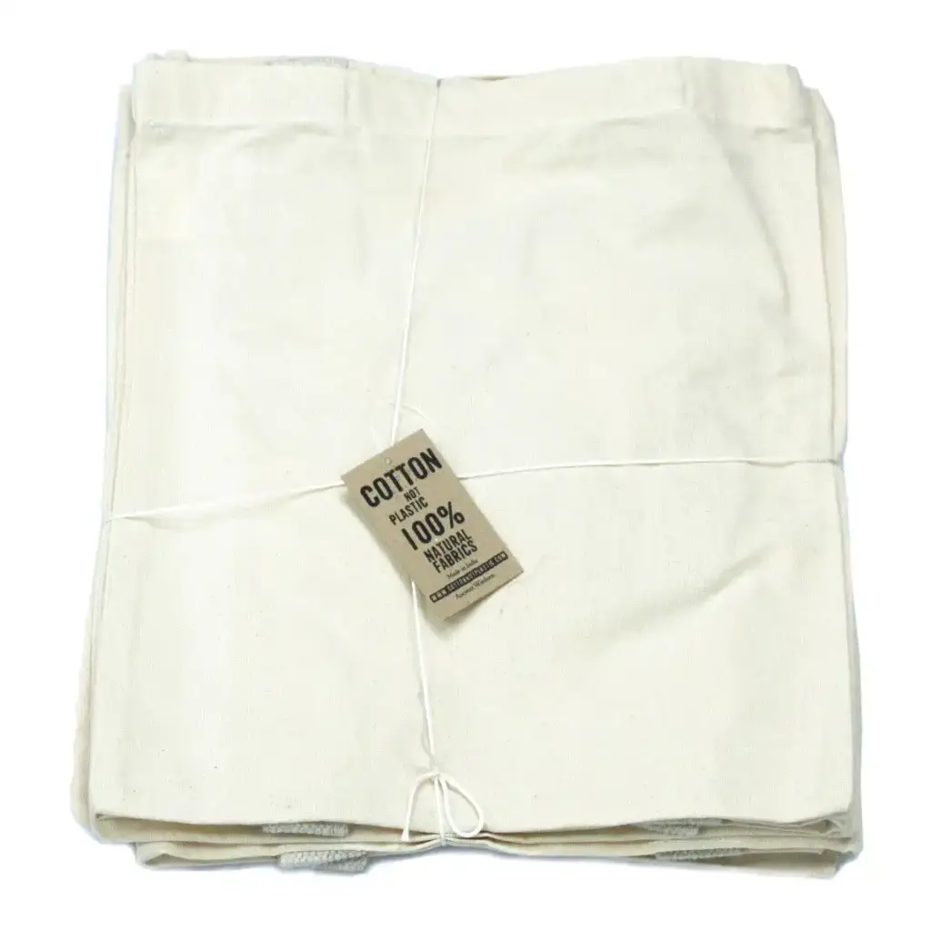 Lrg Natural 6oz Cotton Bag 38x42cm | www.artisangoods.co.uk 3