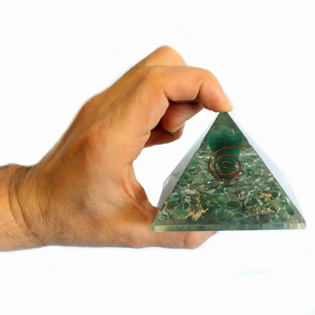 Lrg Orgonite Pyramid 70mm – Angel | www.artisangoods.co.uk 3