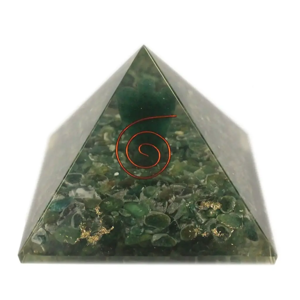 Lrg Orgonite Pyramid 70mm – Angel | www.artisangoods.co.uk