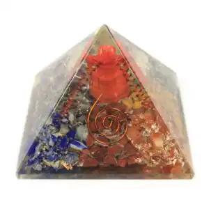 Lrg Orgonite Pyramid 70mm – Ganesh | www.artisangoods.co.uk 1