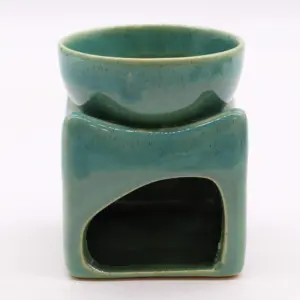 Lucky Coin Large Oil Burner – Jade | www.artisangoods.co.uk 2