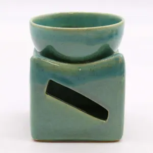 Lucky Coin Large Oil Burner – Jade | www.artisangoods.co.uk 3