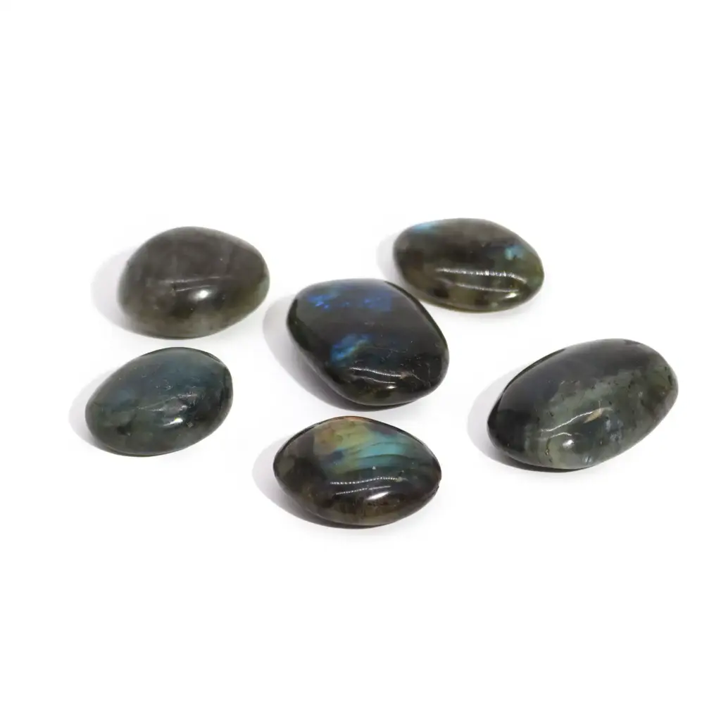 Madagascar Labradorite Palm Stone (approx 25-30gms 55-60mm) | www.artisangoods.co.uk