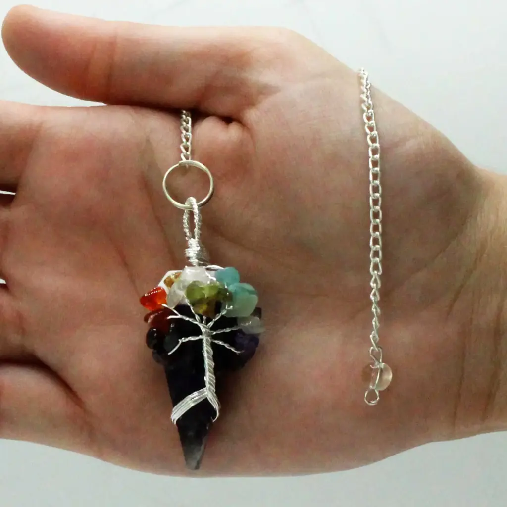 Magic Pendulum – Seven Chakra – Amethyst | www.artisangoods.co.uk 3