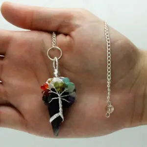 Magic Pendulum – Seven Chakra – Amethyst | www.artisangoods.co.uk 3