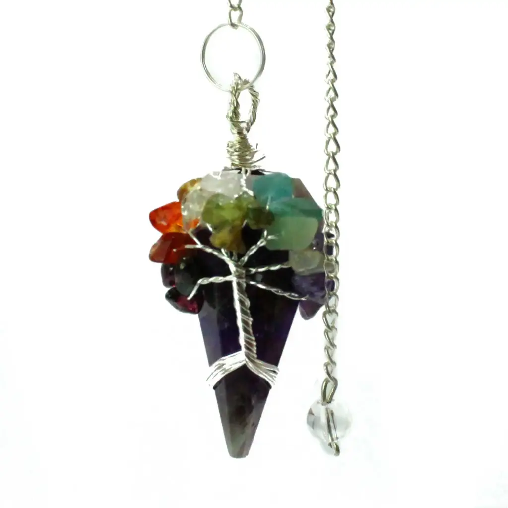 Magic Pendulum – Seven Chakra – Amethyst | www.artisangoods.co.uk 4