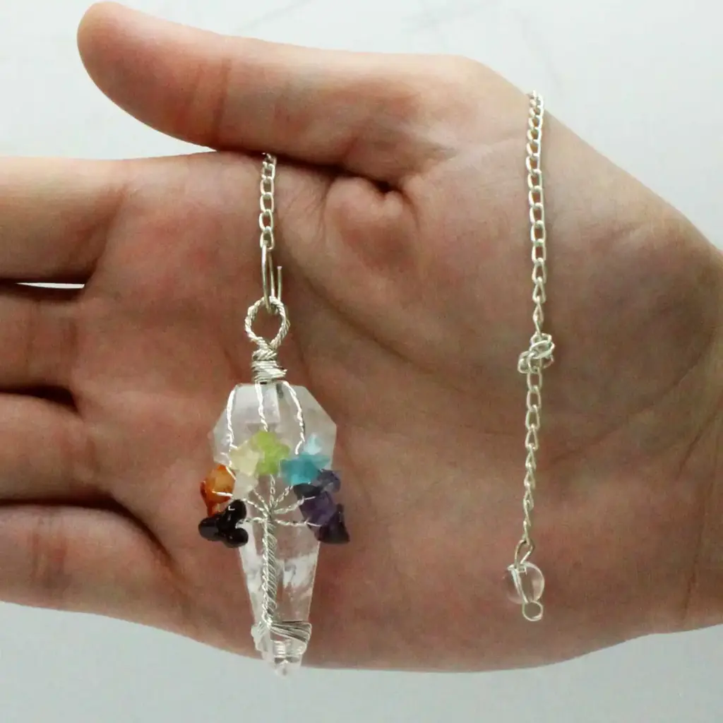 Magic Pendulum – Seven Chakra – Rock Quartz | www.artisangoods.co.uk 3