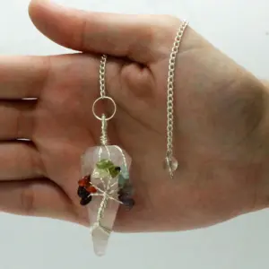Magic Pendulum – Seven Chakra – Rose Quartz | www.artisangoods.co.uk 3