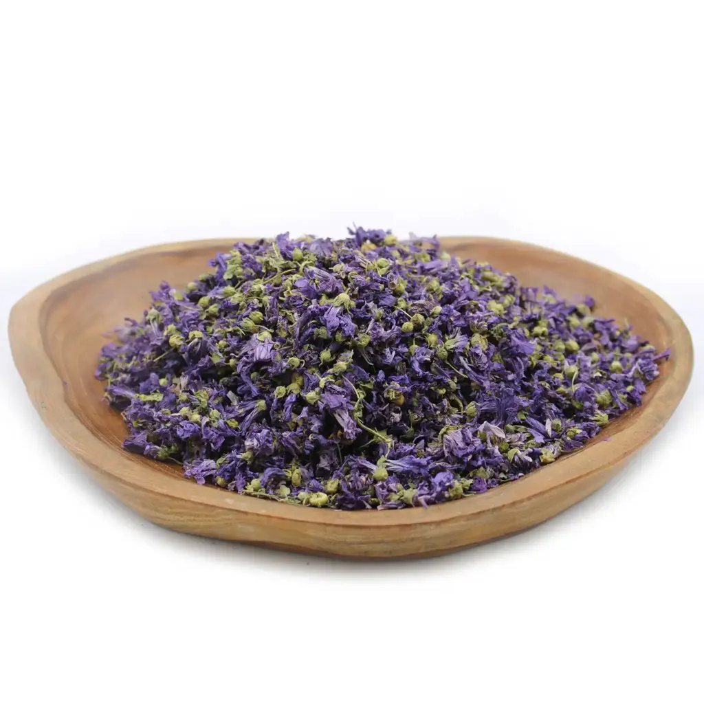 Mallow Flowers Whole Blue (0.5kg) | www.artisangoods.co.uk Mallow Flowers Whole Blue (0.5kg) | www.artisangoods.co.uk