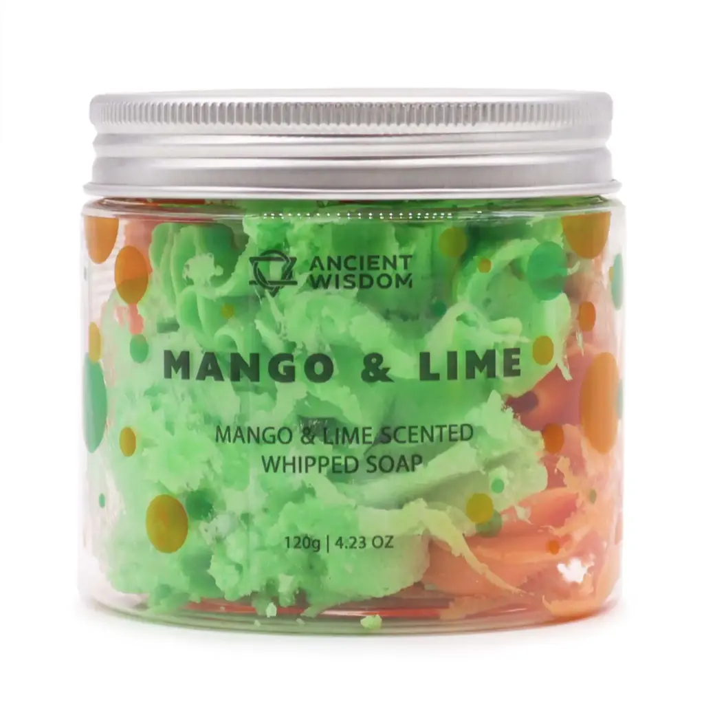 Mango & Lime Whipped Soap 120g | www.artisangoods.co.uk