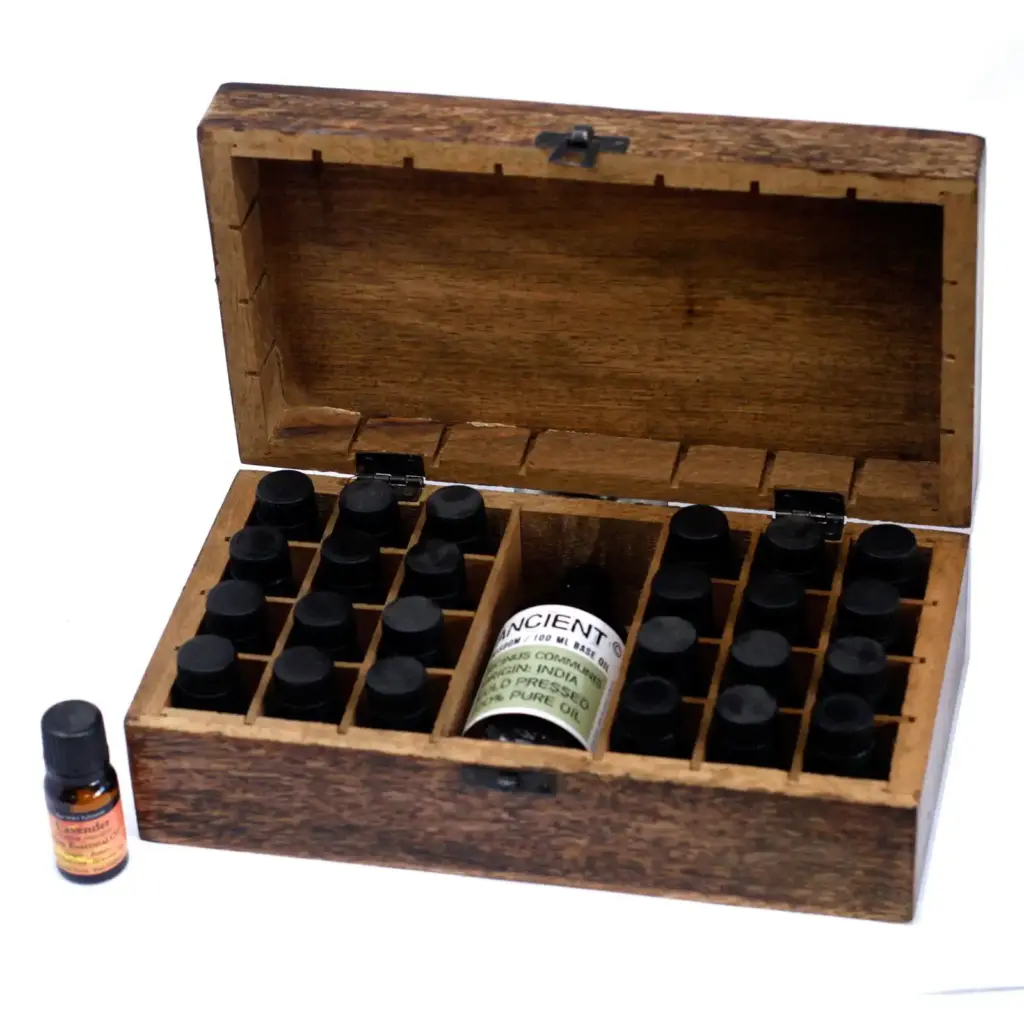 Mango Aromathrapy Box – Floral (holds 24+1) | www.artisangoods.co.uk 4