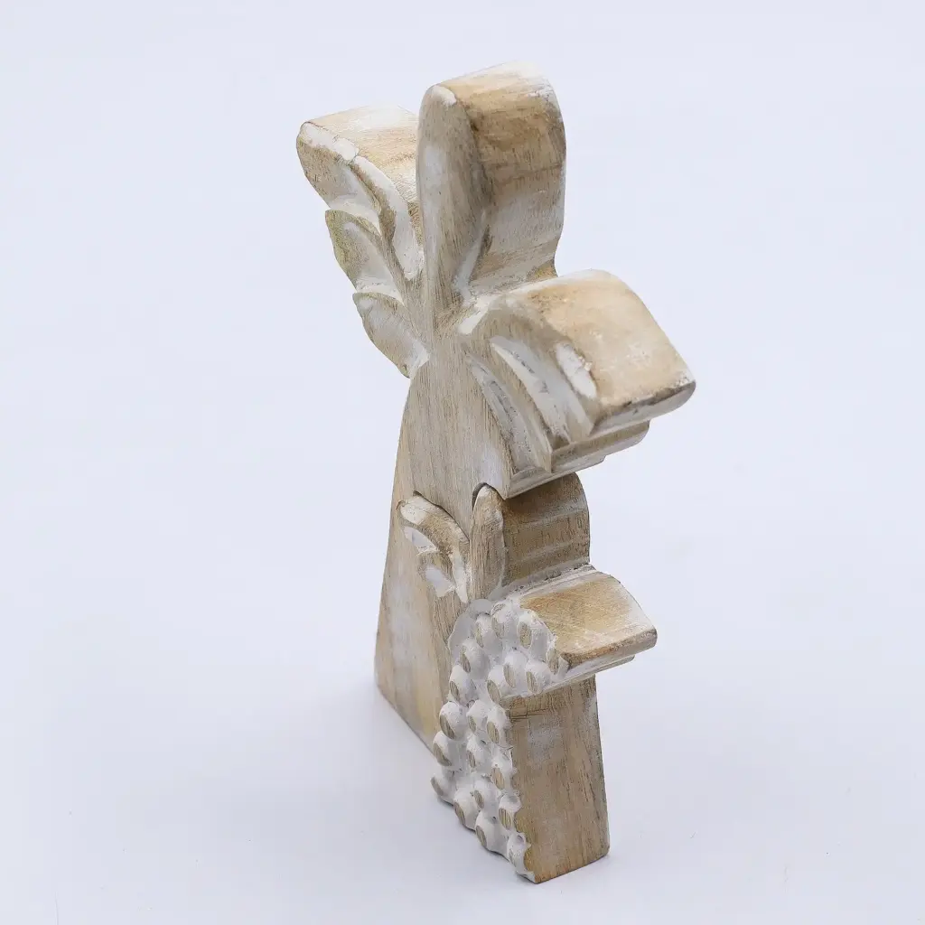 Mango Wood Angel in Angel – Whitewash | www.artisangoods.co.uk 7 Mango Wood Angel in Angel – Whitewash | www.artisangoods.co.uk 7