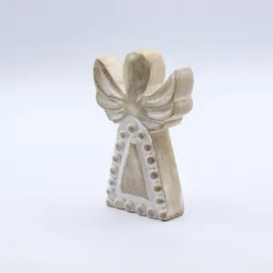 Mango Wood Angel – Whitewash | www.artisangoods.co.uk 3