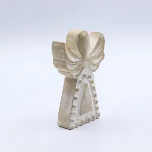 Mango Wood Angel – Whitewash | www.artisangoods.co.uk 2