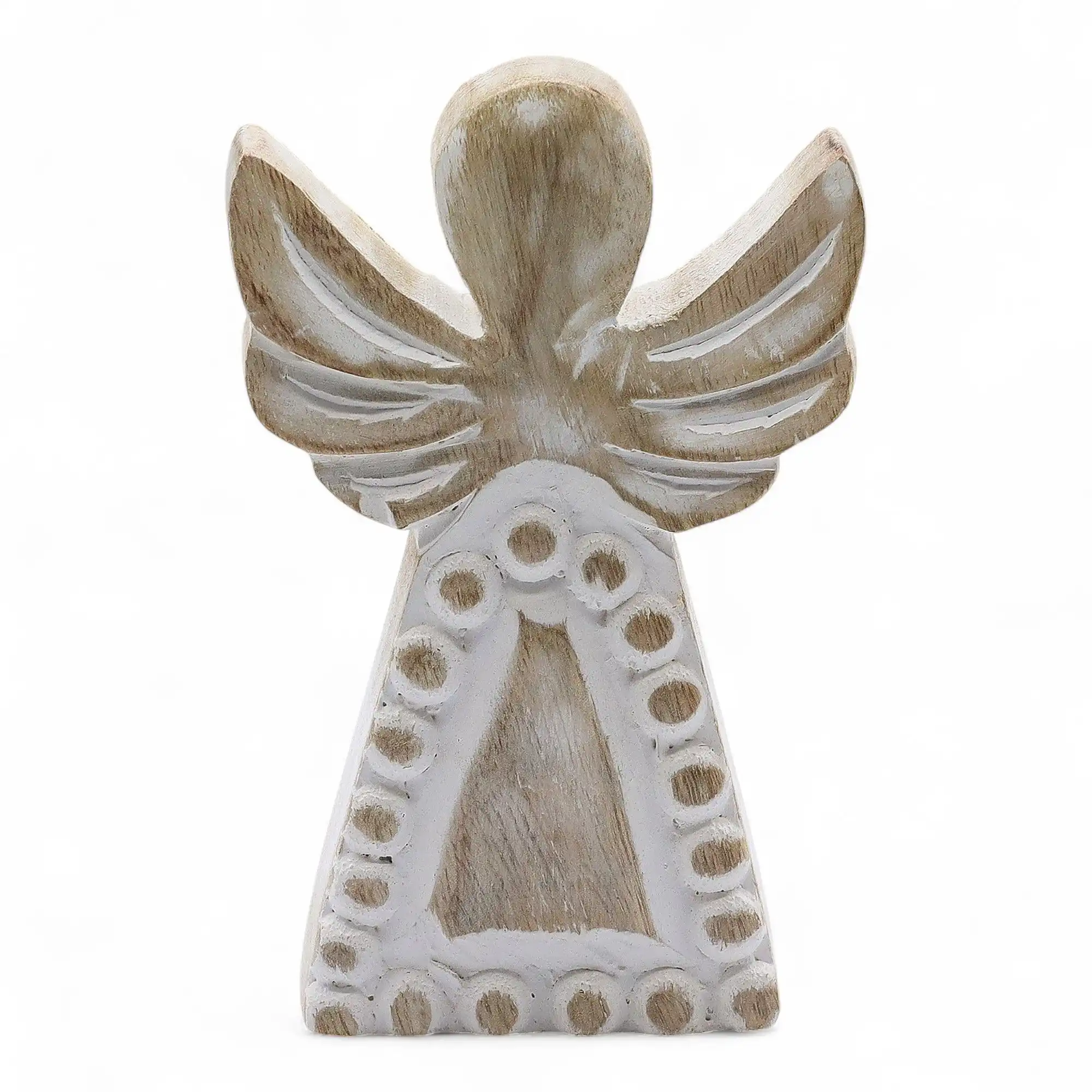 Mango Wood Angel – Whitewash | www.artisangoods.co.uk 2 Mango Wood Angel – Whitewash | www.artisangoods.co.uk 1