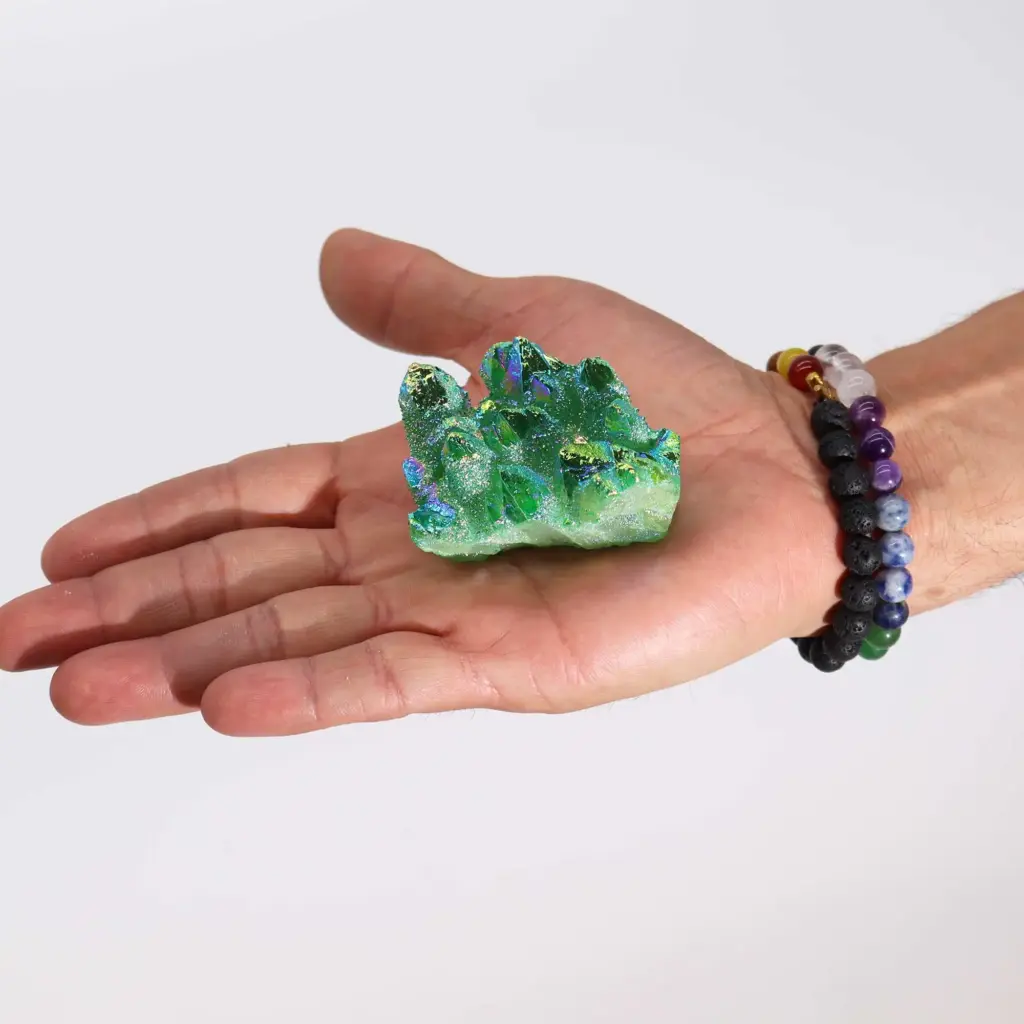 Med Enhanced Quartz – Aura Green Flame Quartz | www.artisangoods.co.uk 4