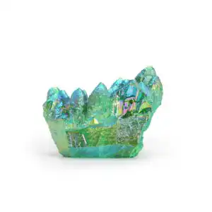 Med Enhanced Quartz – Aura Green Flame Quartz | www.artisangoods.co.uk 1