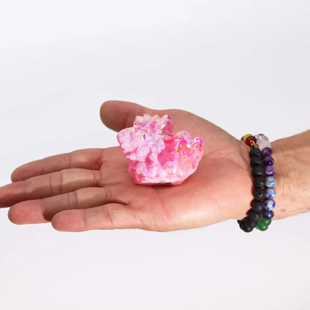 Med Enhanced Quartz – Aura Rose Halo Quartz | www.artisangoods.co.uk 4
