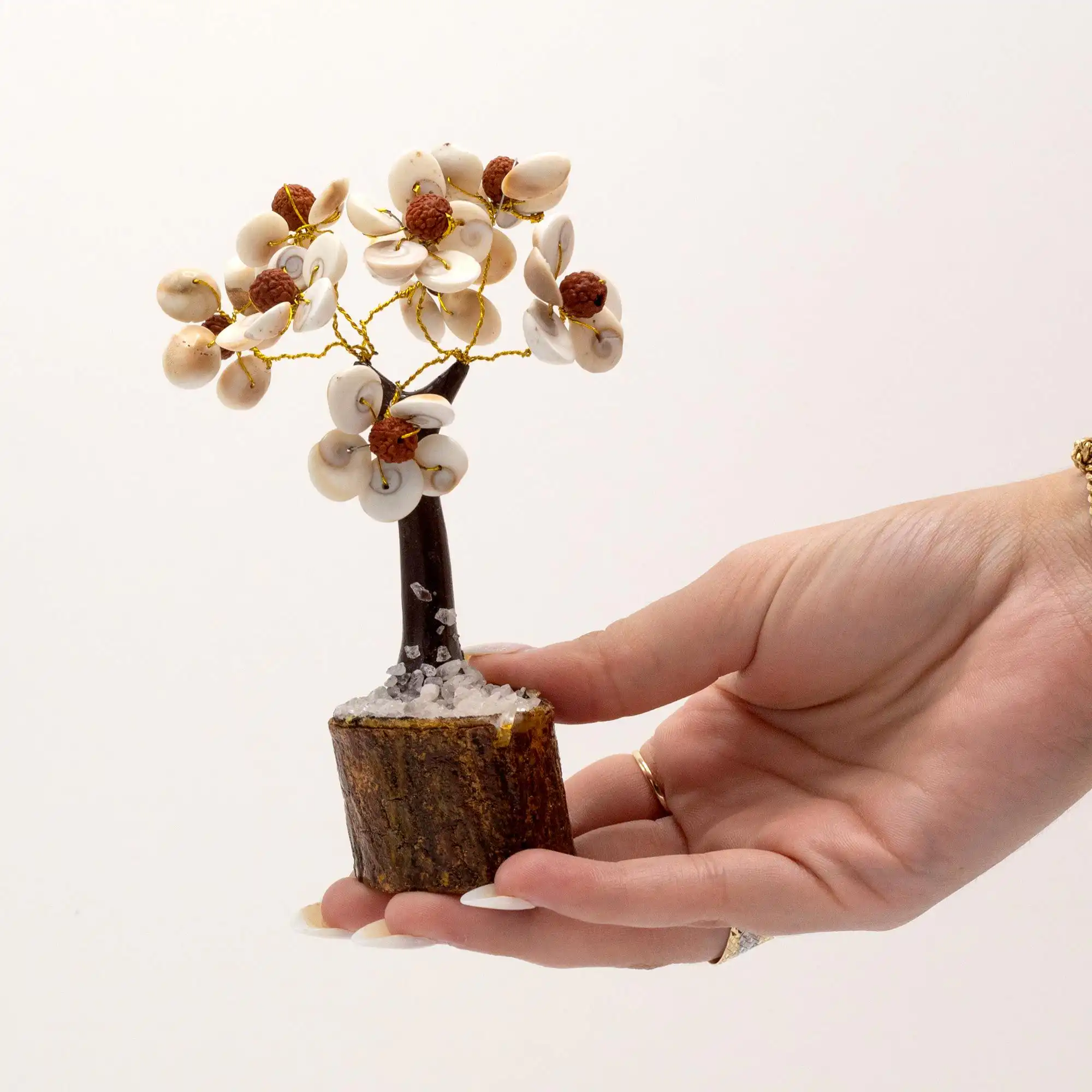 Med Gomati Chakra Circle Stone Tree with Rudraksha – (45 stones) | www.artisangoods.co.uk 4 Med Gomati Chakra Circle Stone Tree with Rudraksha – (45 stones) | www.artisangoods.co.uk 3