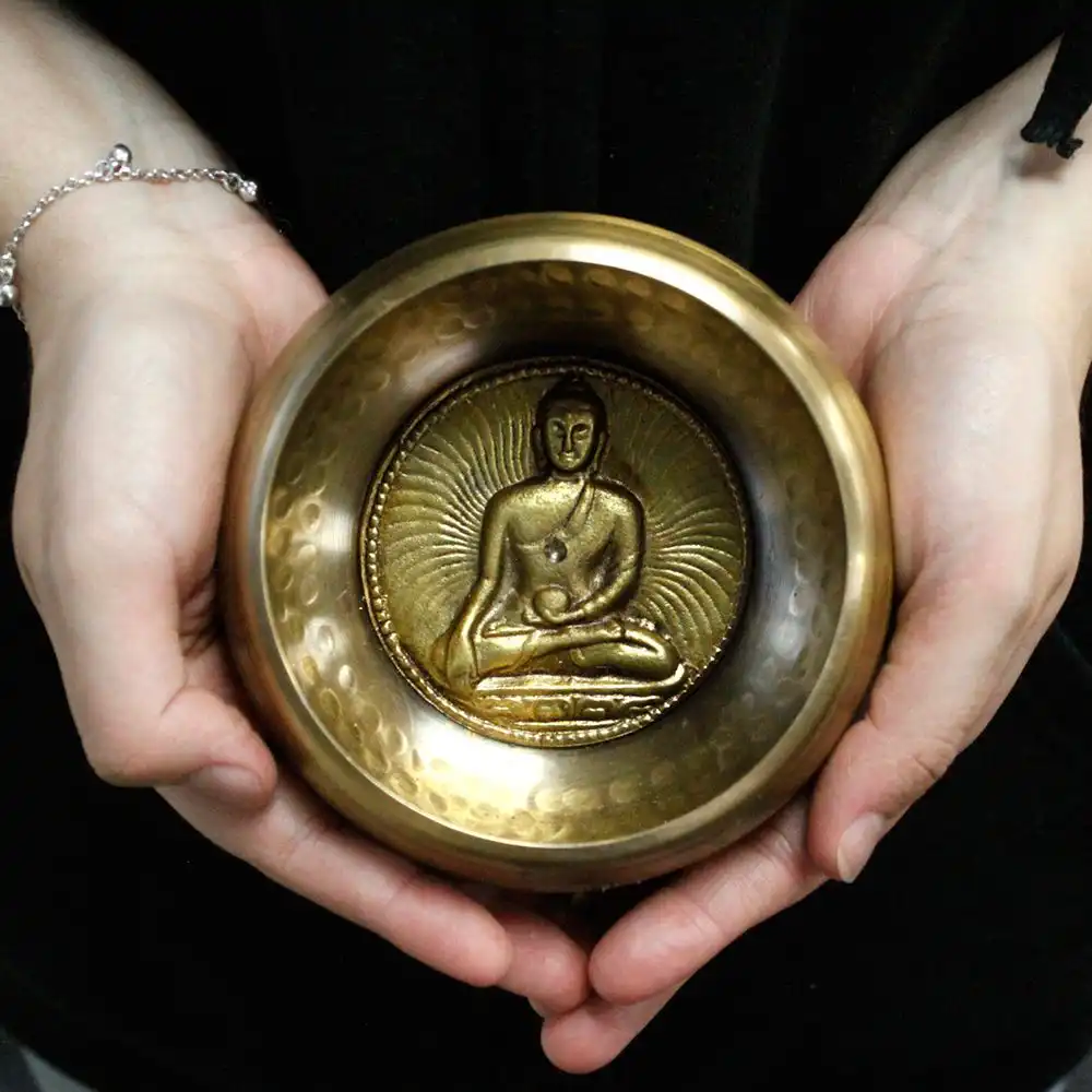 Medicine Buddha Singing Bowl Set 10cm (min 500gm) | www.artisangoods.co.uk 7 Medicine Buddha Singing Bowl Set 10cm (min 500gm) | www.artisangoods.co.uk 6