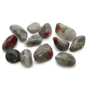 Medium African Tumble Stones – Bloodstone – Sephtonite | www.artisangoods.co.uk