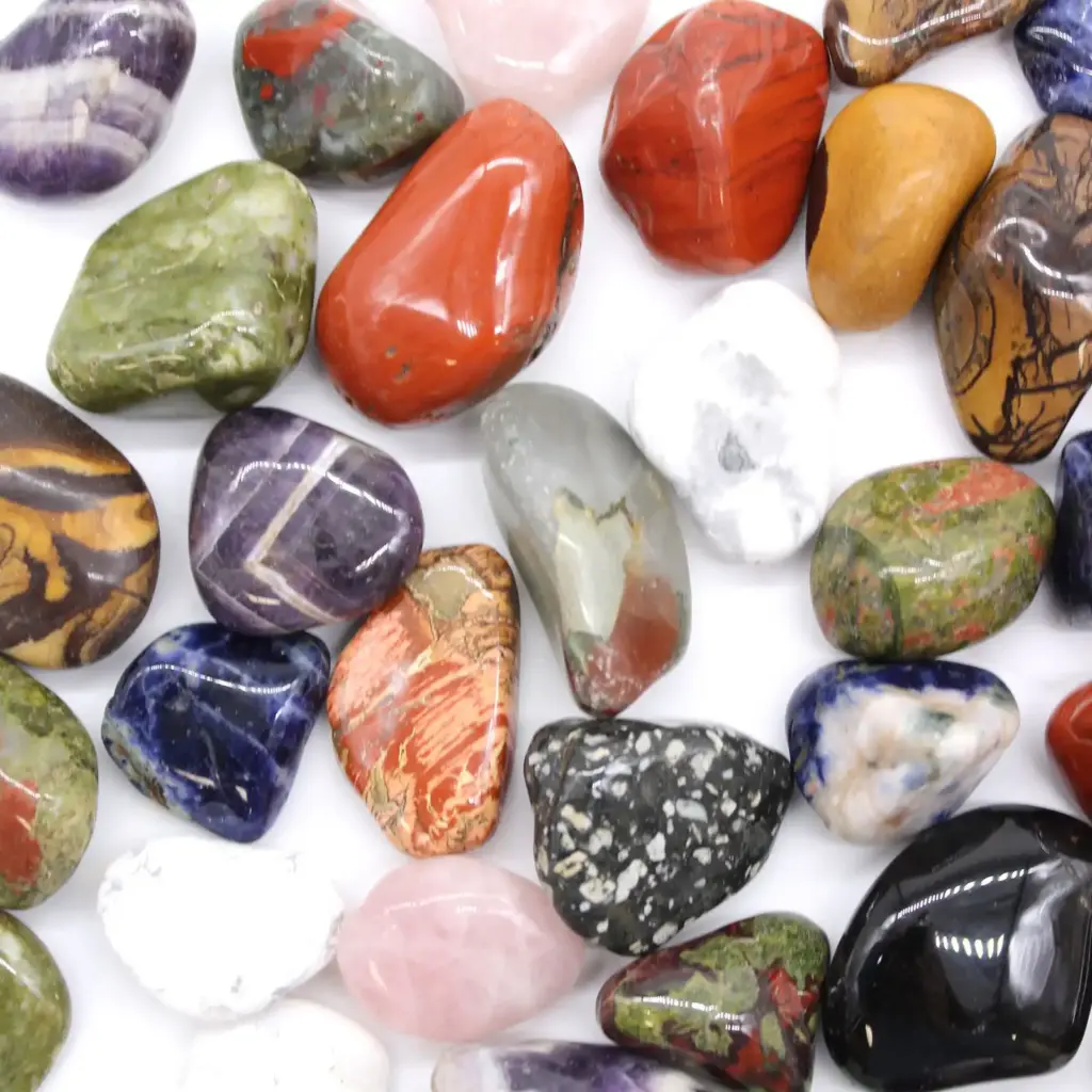 Medium African Tumble Stones – Grey Agate – Botswana | www.artisangoods.co.uk 2