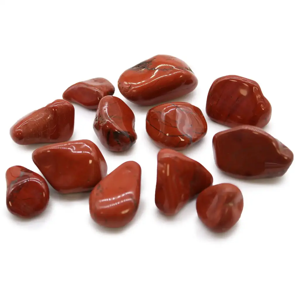 Medium African Tumble Stones – Jasper – Red | www.artisangoods.co.uk