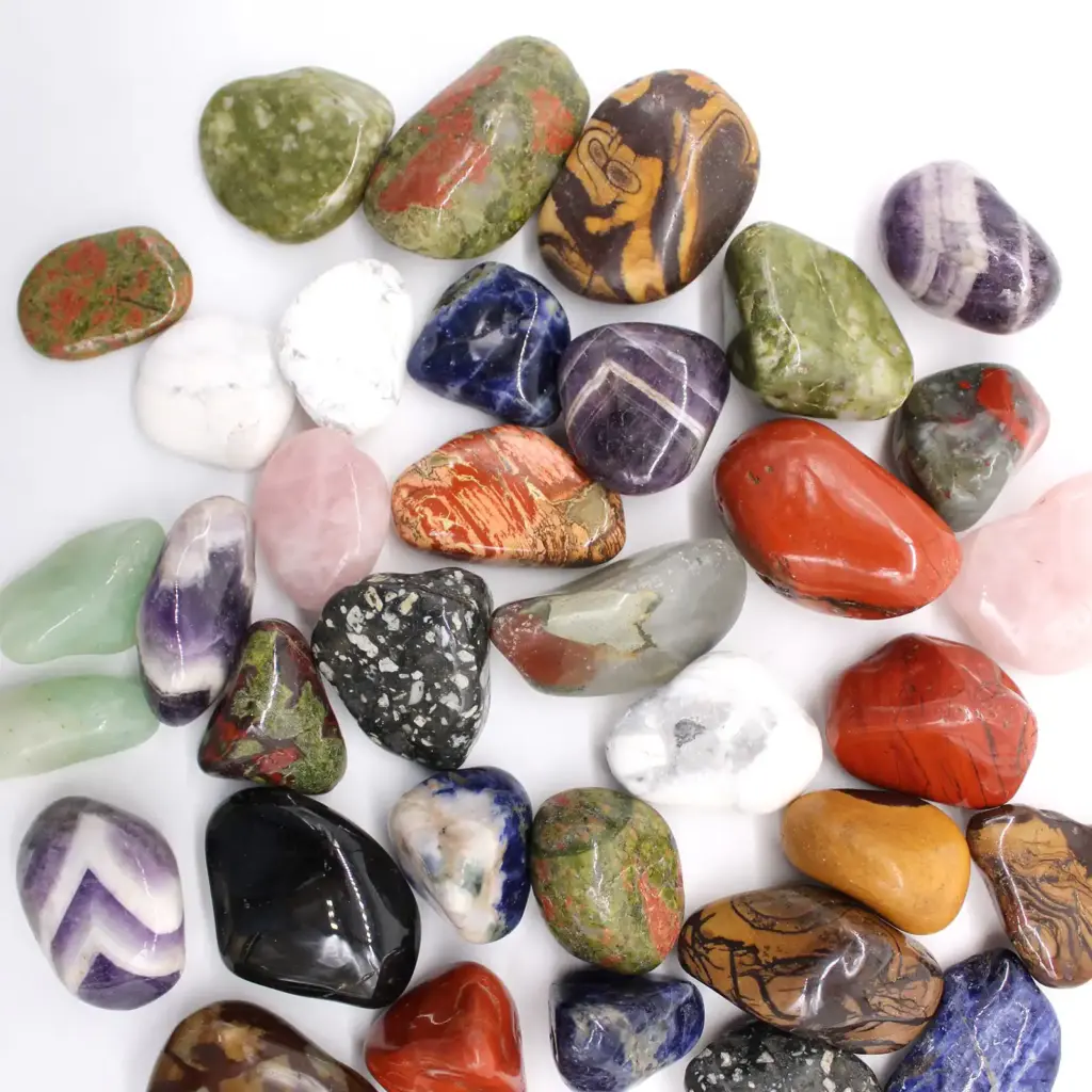 Medium African Tumble Stones – Light Jasper – Brecciated | www.artisangoods.co.uk 2 Medium African Tumble Stones – Light Jasper – Brecciated | www.artisangoods.co.uk 2