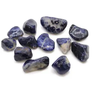 Medium African Tumble Stones – Sodalite – Pure Blue | www.artisangoods.co.uk
