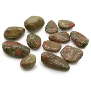Medium African Tumble Stones – Unakite | www.artisangoods.co.uk