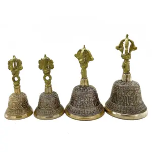 Medium Tibetan Tingsha Bell – 6×11.5cm | www.artisangoods.co.uk 2
