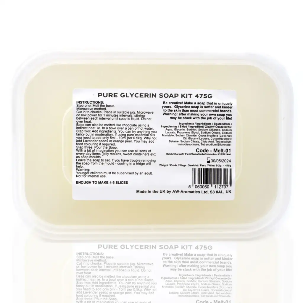 Melt and Pour 475g Soap Kit | www.artisangoods.co.uk