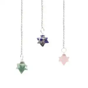 Merkaba (star) Pendulums – (asst) | www.artisangoods.co.uk 1