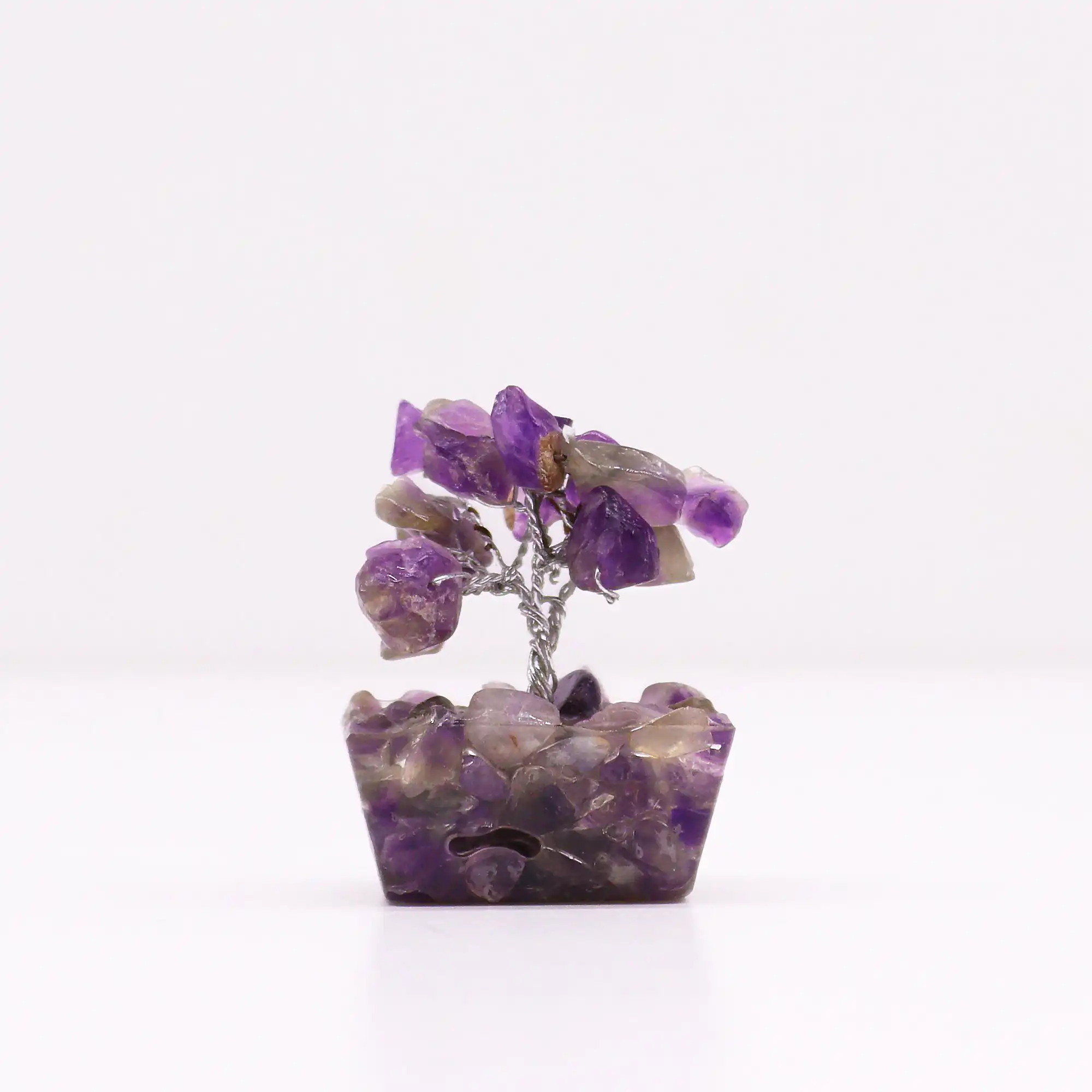 Mini Gemstone Tree On Orgonite Base – Amethyst (15 stones) | www.artisangoods.co.uk 2 Mini Gemstone Tree On Orgonite Base – Amethyst (15 stones) | www.artisangoods.co.uk 1