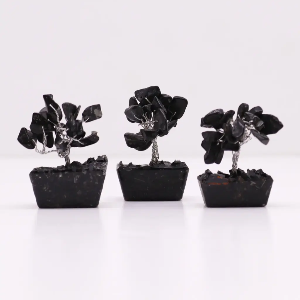 Mini Gemstone Tree On Orgonite Base – Black Agate (15 stones) | www.artisangoods.co.uk 3 Mini Gemstone Tree On Orgonite Base – Black Agate (15 stones) | www.artisangoods.co.uk 3
