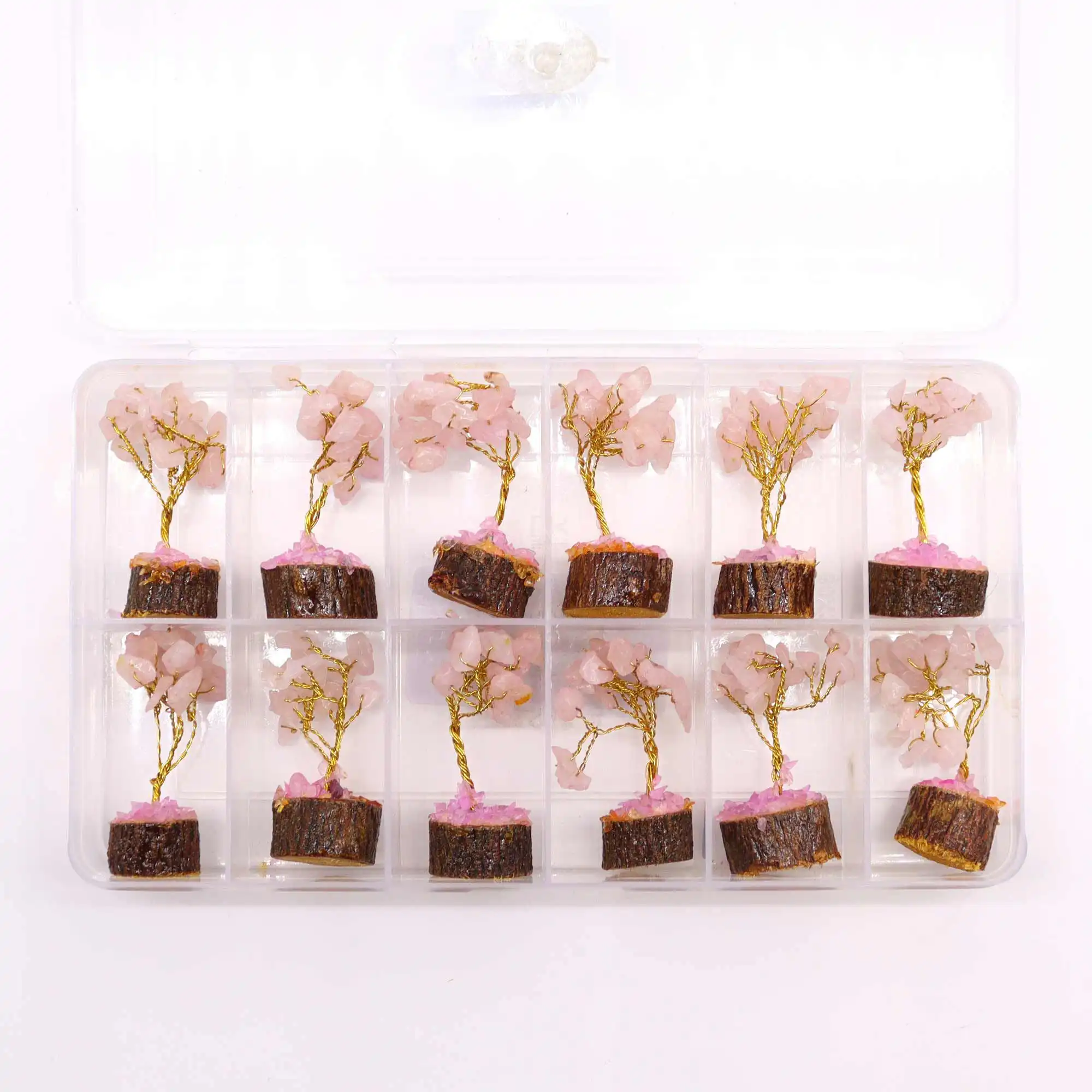 Mini Gemstone Tree On Wood Base – Rose Quartz (15 stones) | www.artisangoods.co.uk 7 Mini Gemstone Tree On Wood Base – Rose Quartz (15 stones) | www.artisangoods.co.uk 6