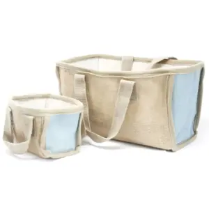 Mini Shopping Basket – 16x10x12cm – Teal | www.artisangoods.co.uk 5