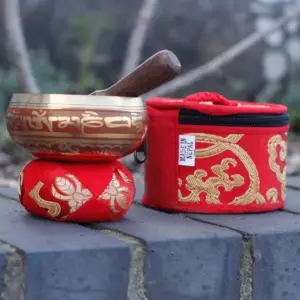 Mini Singing Bowl Gift Set – Red | www.artisangoods.co.uk 6