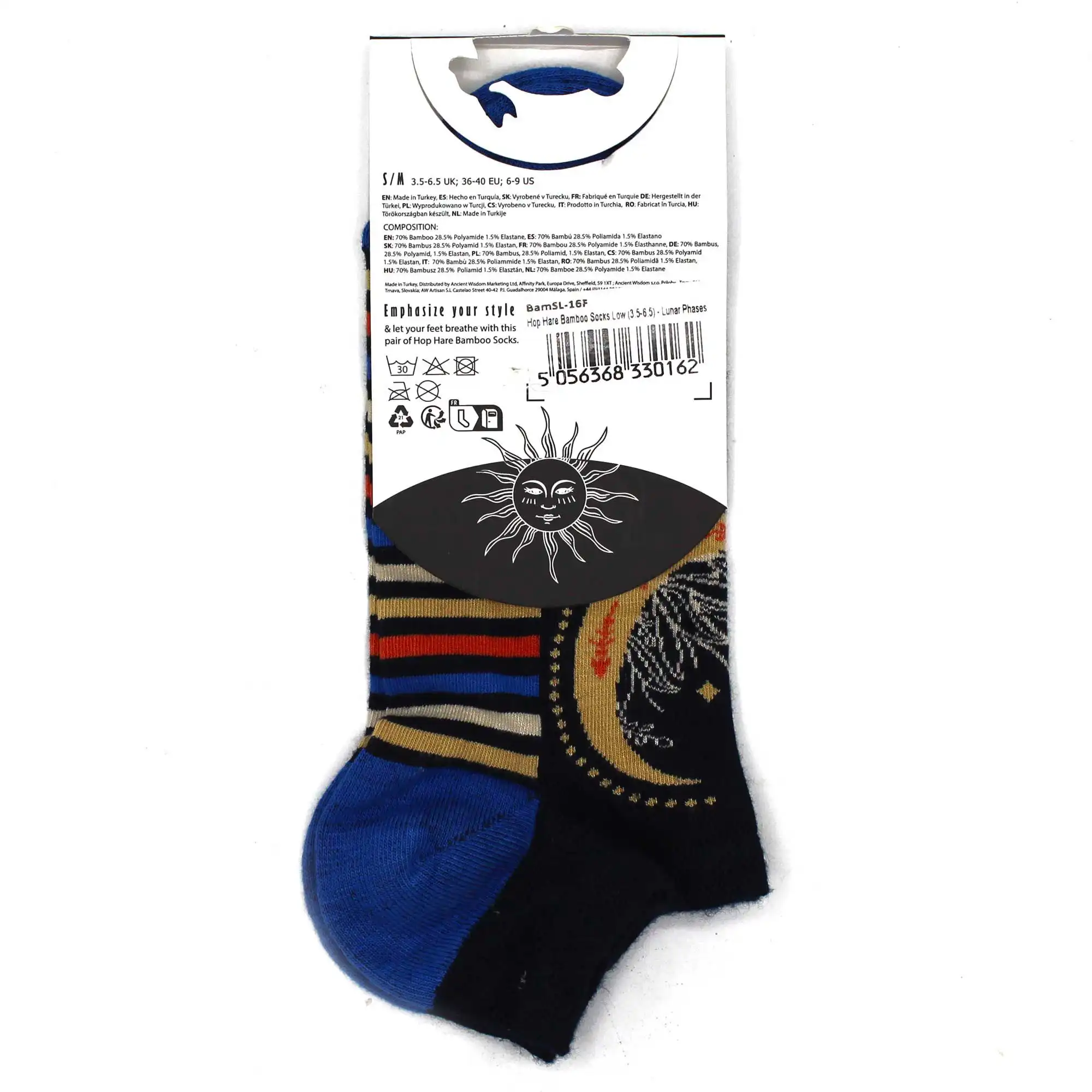 M/L Hop Hare Bamboo Socks Low (7.5-11.5) – Lunar Phases | www.artisangoods.co.uk 4 M/L Hop Hare Bamboo Socks Low (7.5-11.5) – Lunar Phases | www.artisangoods.co.uk 3