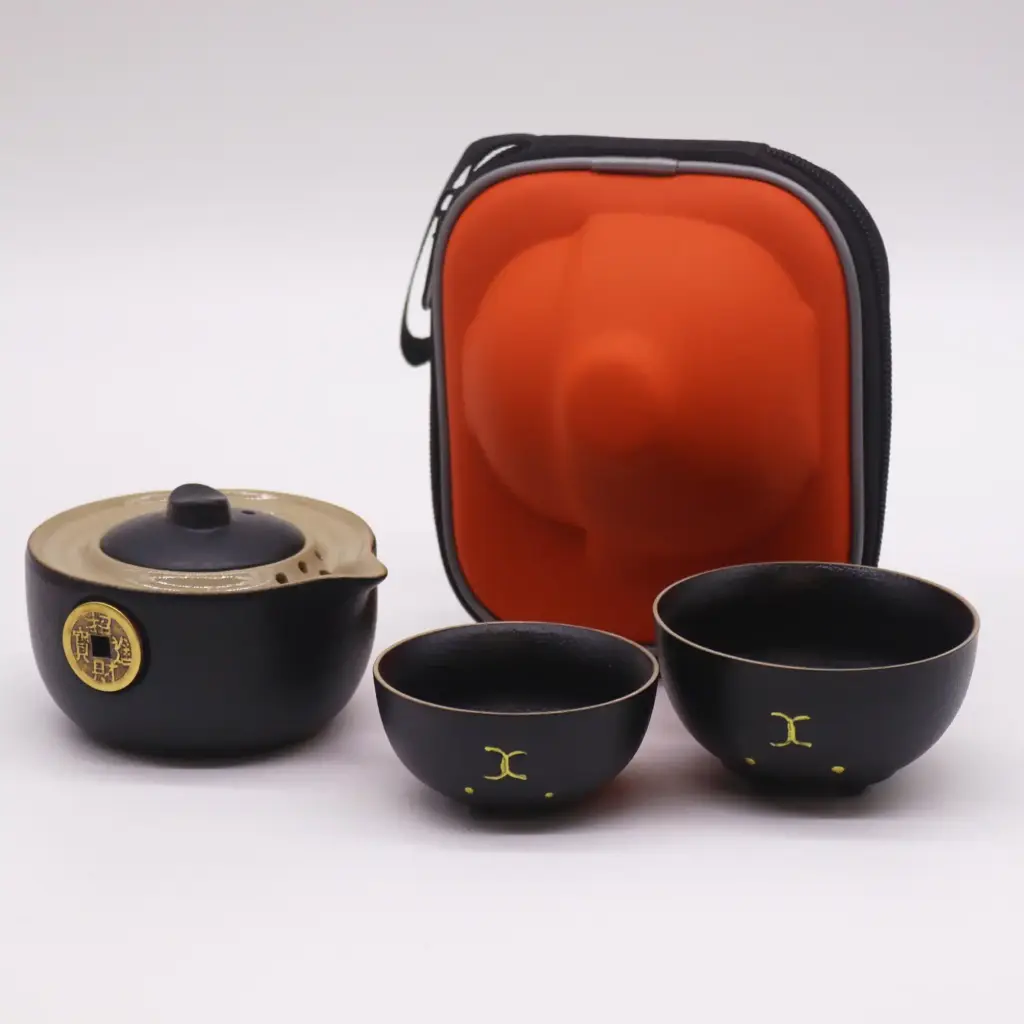 Money Cat Teapot Set – Two Cups – Travel Pack – Black | www.artisangoods.co.uk 3 Money Cat Teapot Set – Two Cups – Travel Pack – Black | www.artisangoods.co.uk 3