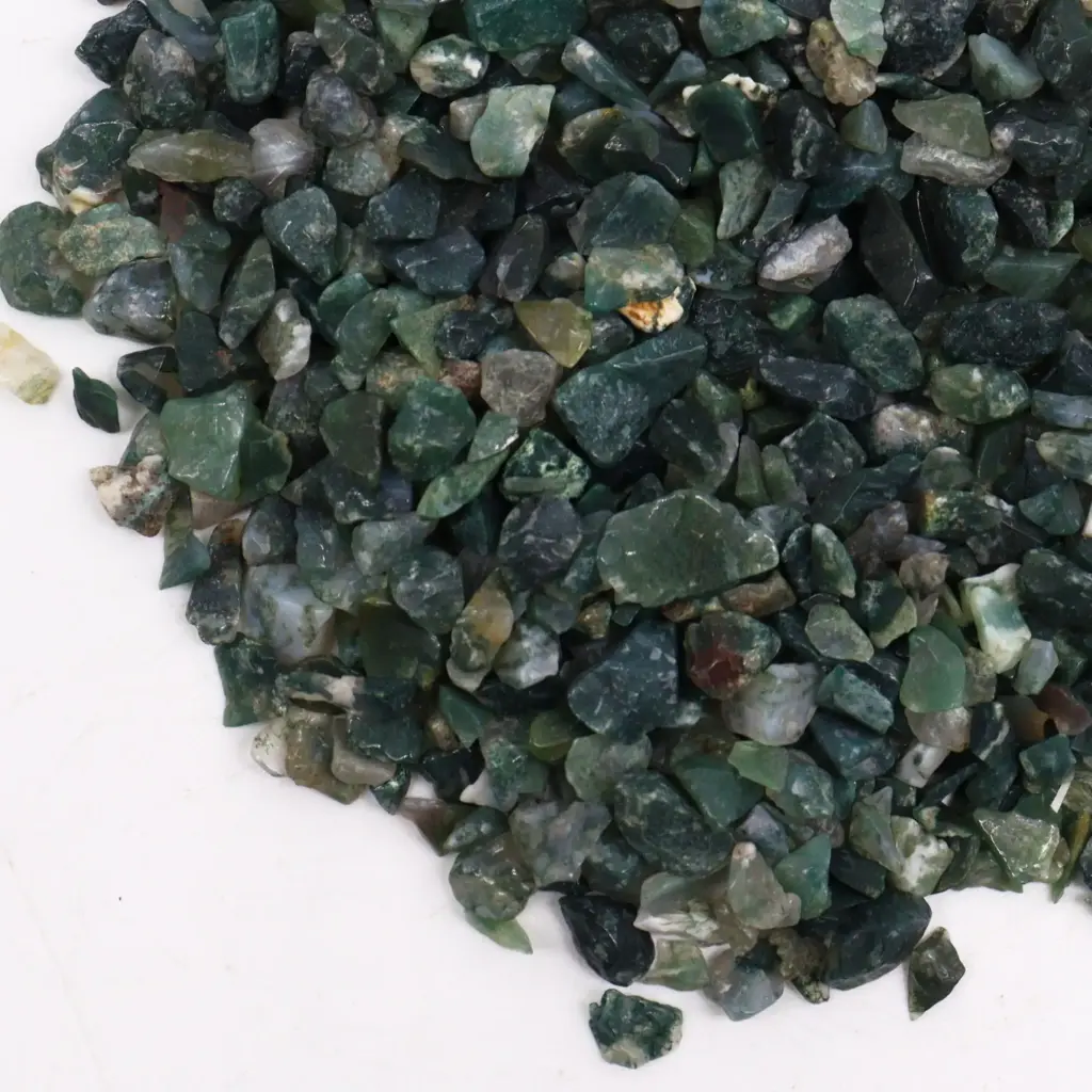 Moss Agate Gemstone Chips Bulk – 1KG | www.artisangoods.co.uk 6